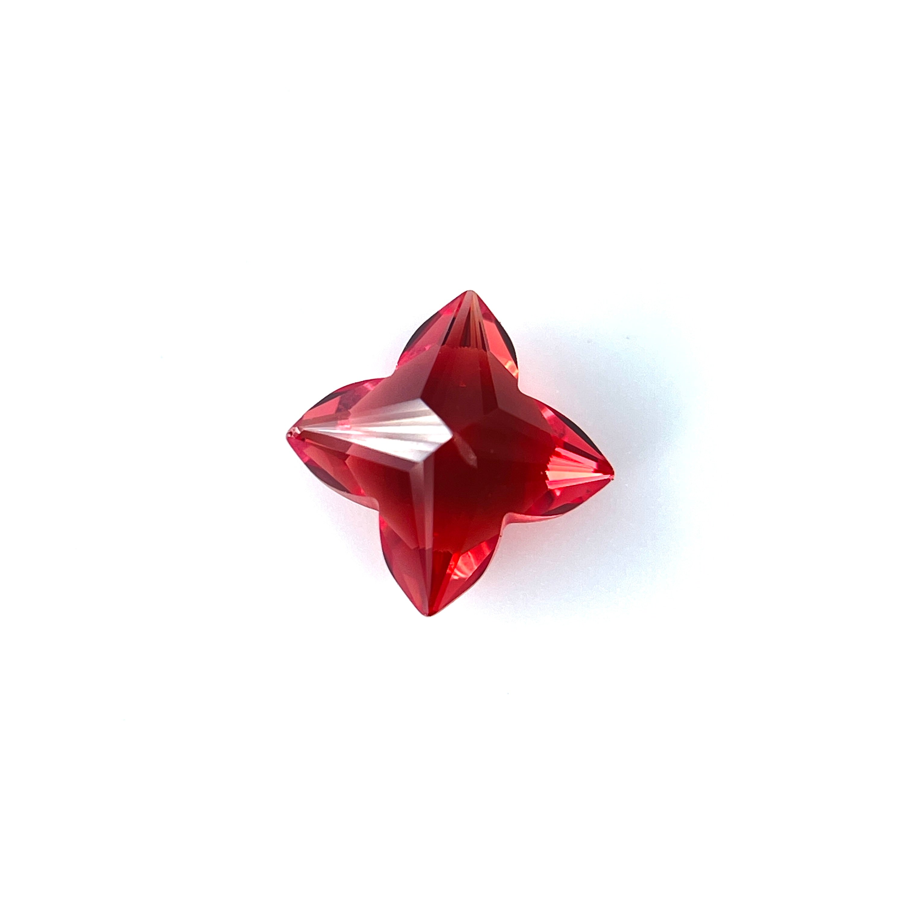 ~3ct Sapphire | Louis Vuitton Monogram Star Fantasy Cut | 8 × 8 mm | Multiple Colours | Gemdrop® Verified