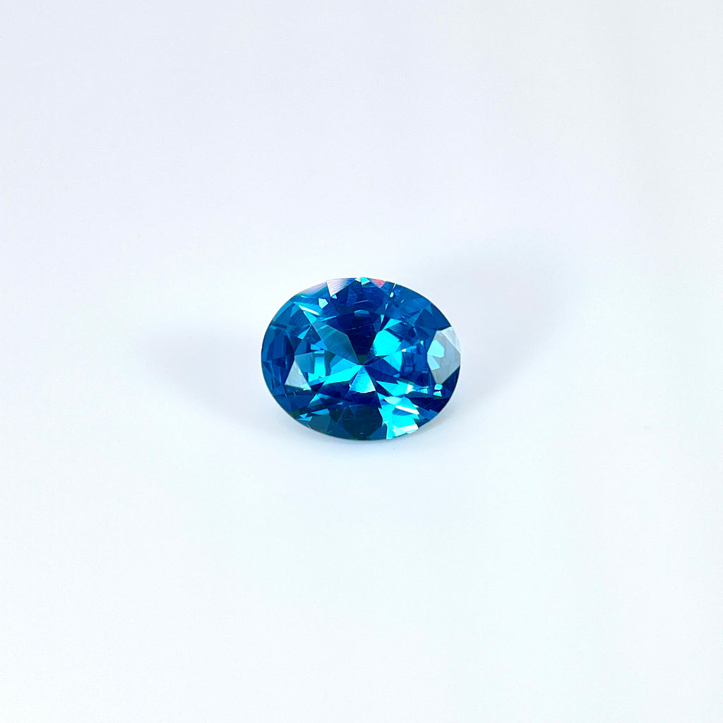 ~3.5ct London Blue Spinel | Oval Cut | 9 × 11 mm | Gemdrop® Verified