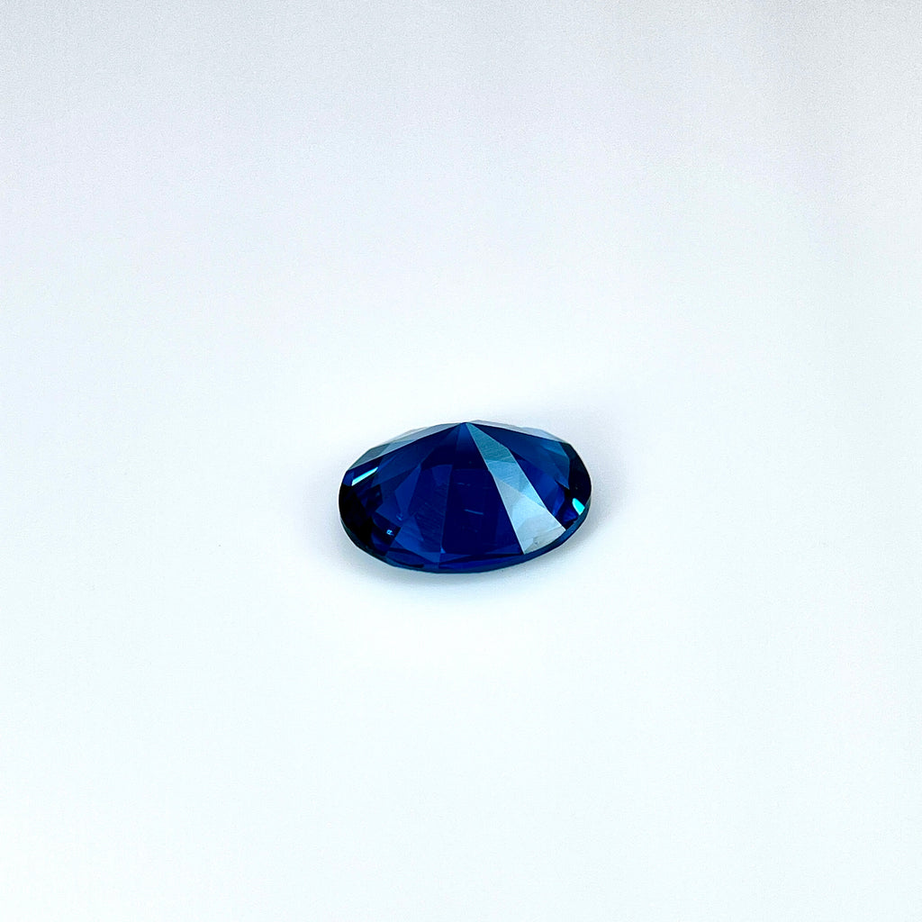 ~3.5ct London Blue Spinel | Oval Cut | 9 × 11 mm | Gemdrop® Verified
