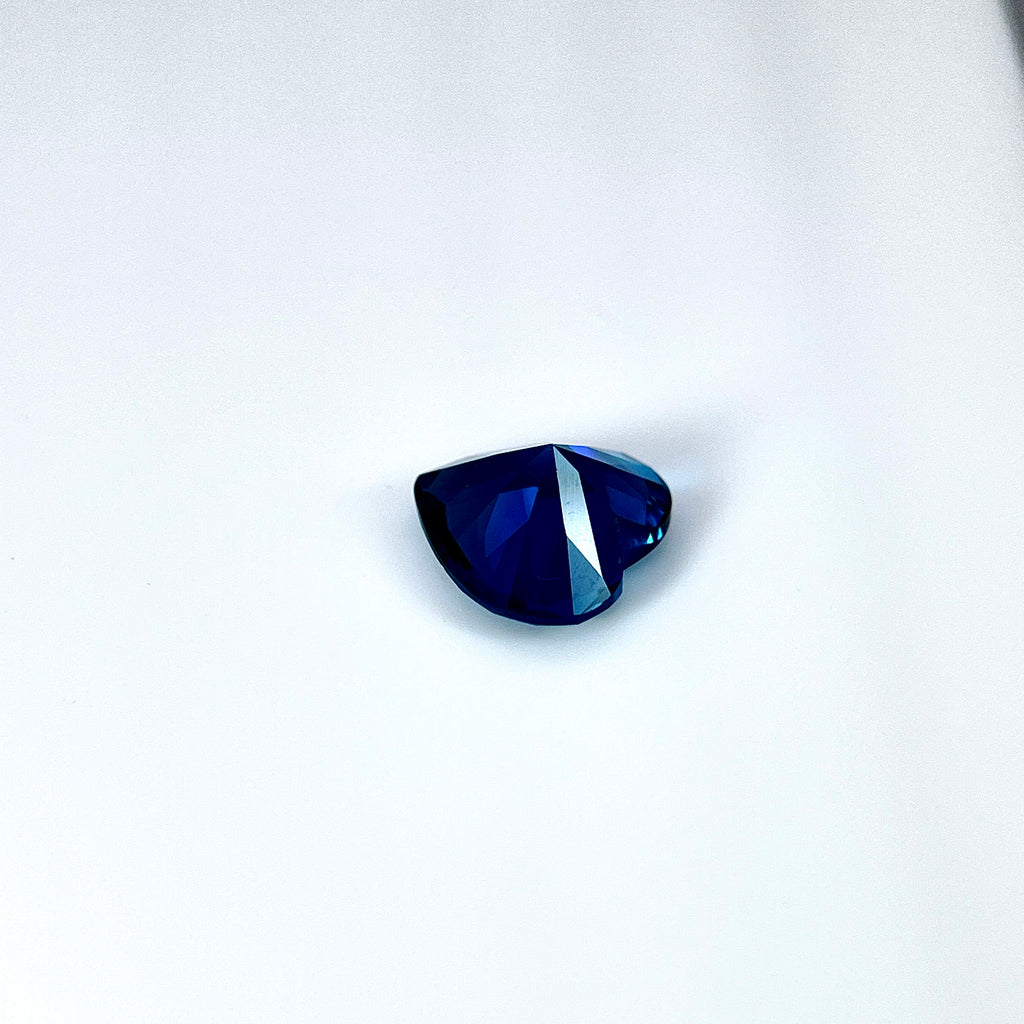 ~3.5ct London Blue Spinel | Heart Cut | 10 × 10 mm | Gemdrop® Verified