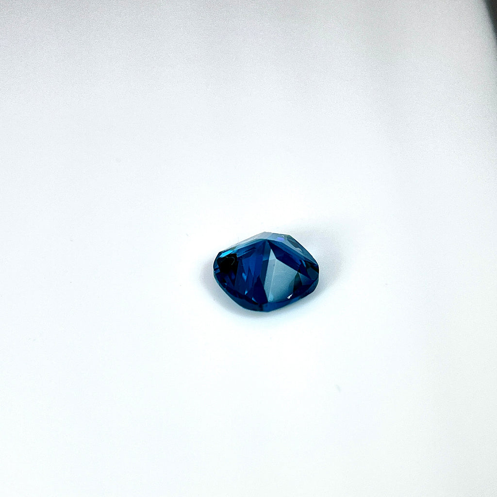 ~2.2ct London Blue Spinel | Cushion Cut | 8 × 8 mm | Gemdrop® Verified