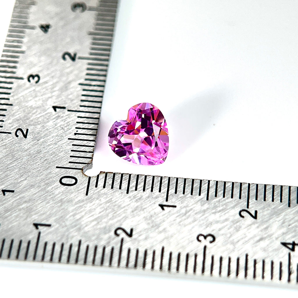 ~2.3ct Seductive Pink Sapphire | Heart Cut | 8 × 8 mm | Gemdrop® Verified