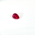 ~1.4ct Pigeon Blood Red Ruby | Drop Cut | 6 × 8 mm | Gemdrop® Verified