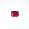 ~4ct Pigeon Blood Red Ruby | Emerald Cut | 8 × 10 mm | Gemdrop® Verified