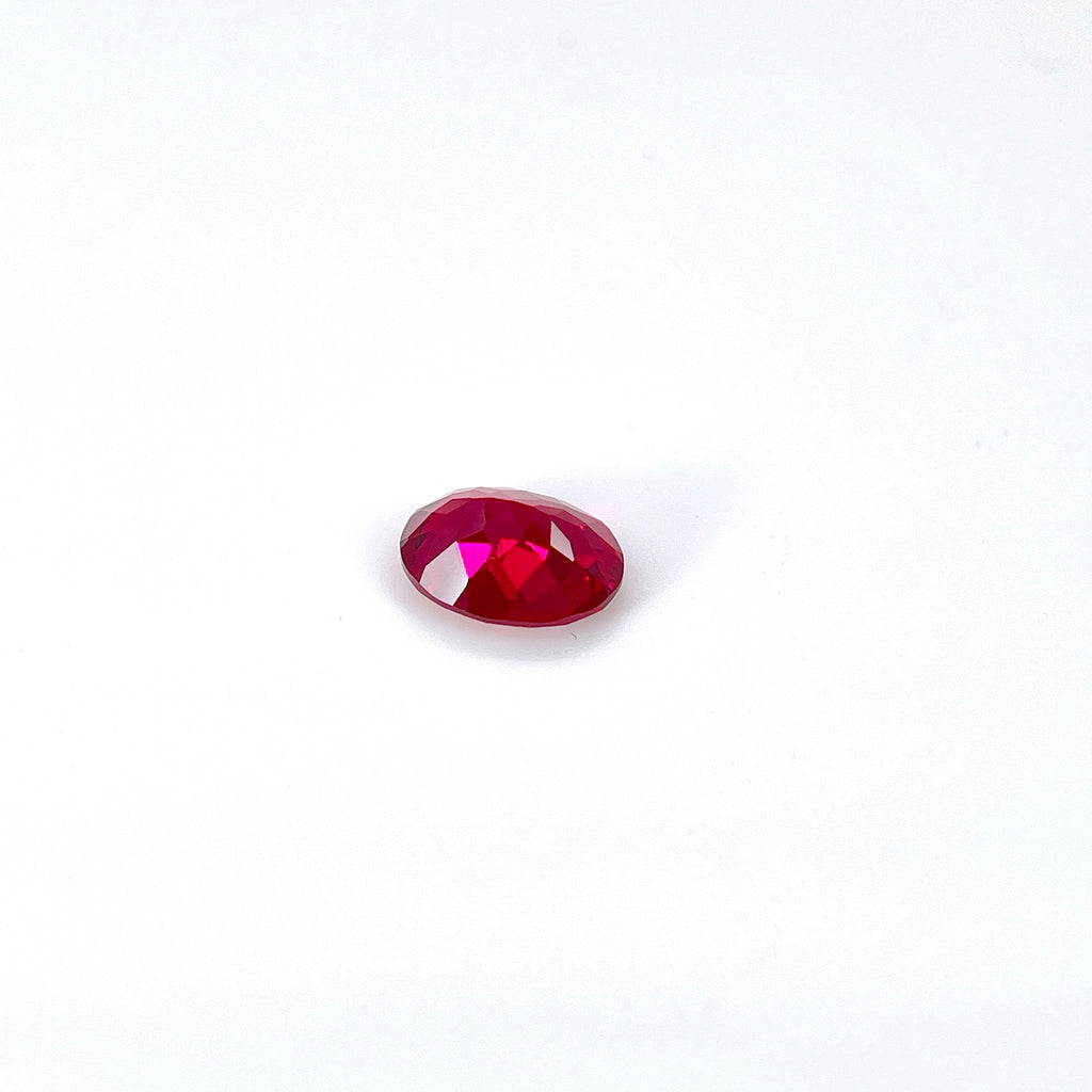 ~1.6ct Pigeon Blood Red Ruby | Oval Cut | 6 × 8 mm | Gemdrop® Verified
