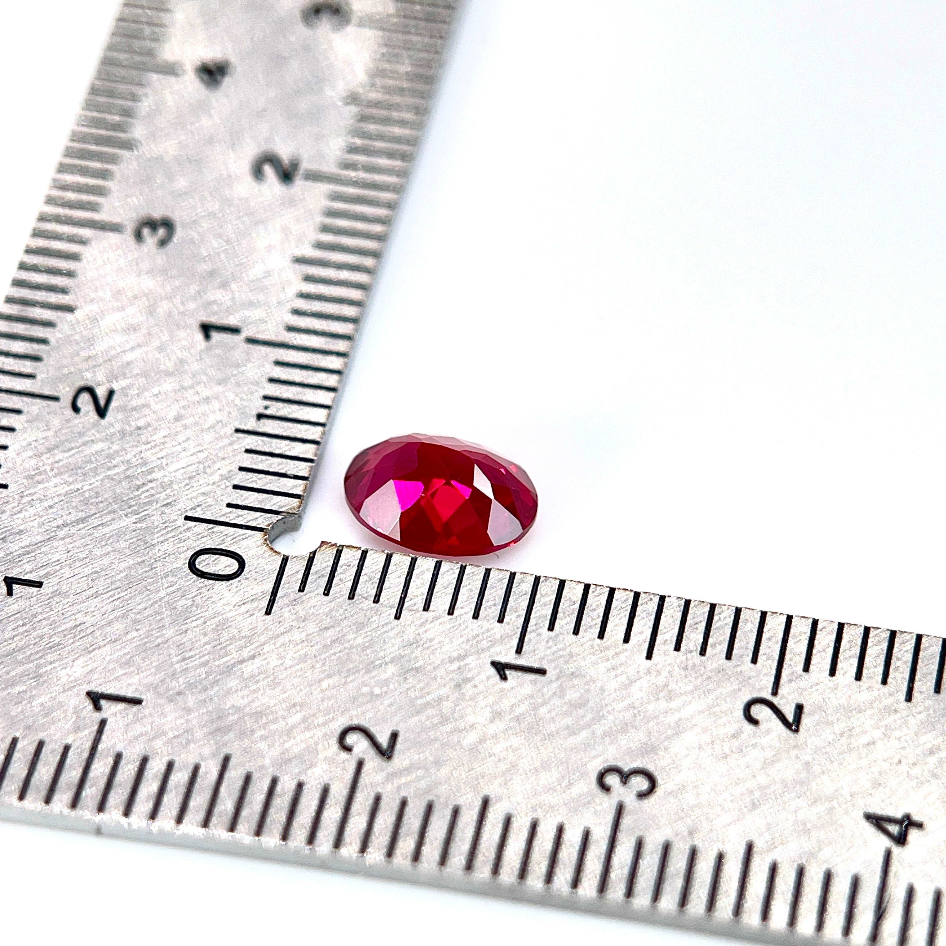 ~1.6ct Pigeon Blood Red Ruby | Oval Cut | 6 × 8 mm | Gemdrop® Verified