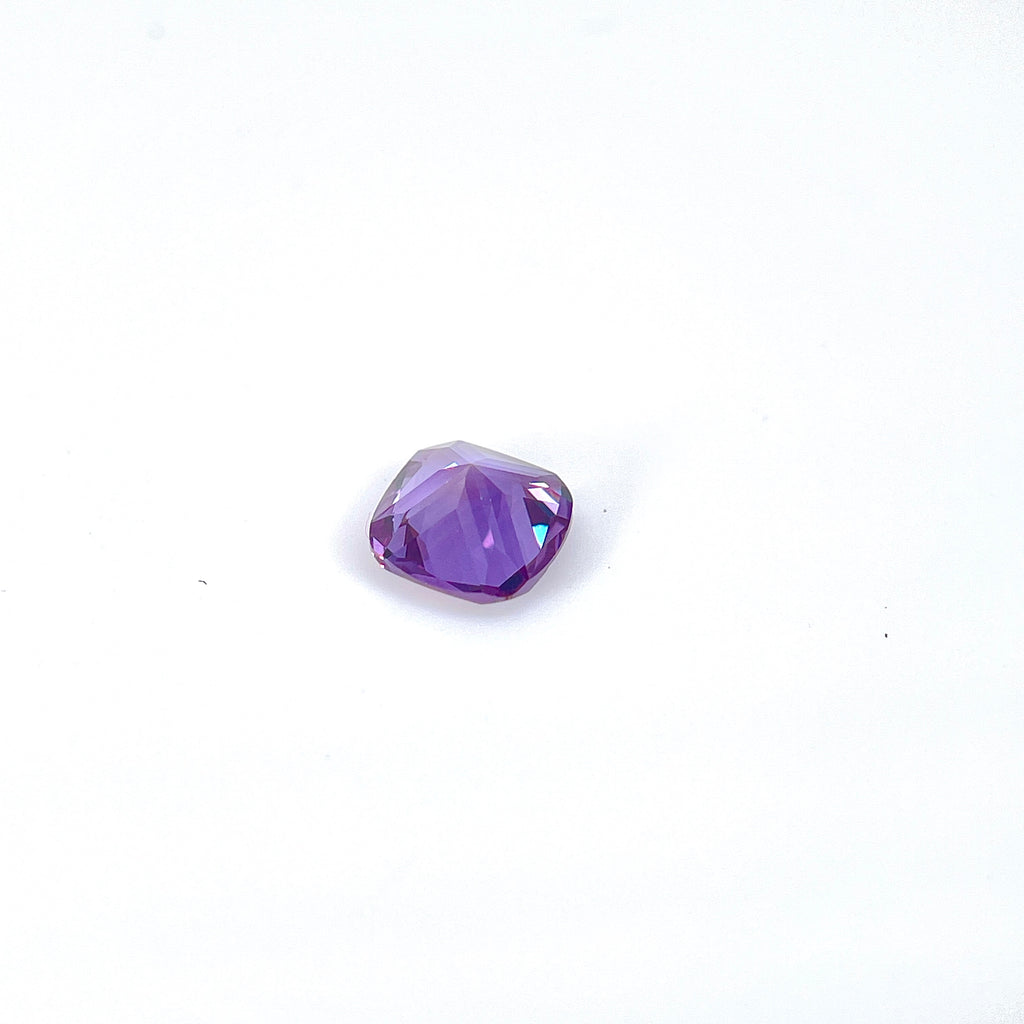 ~1.8ct Purple–Green Colour Change Corundum Alexandrite | Cushion Cut | 7 × 7 mm | Gemdrop® Verified