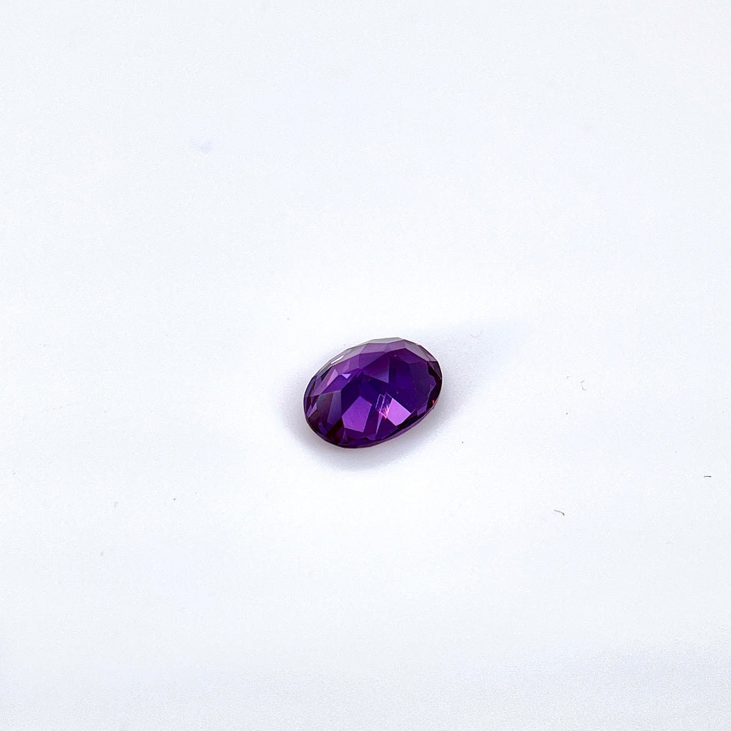 ~1.65ct Purple–Green Colour Change Corundum Alexandrite | Oval Cut | 6 × 8 mm | Gemdrop® Verified
