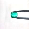 ~1.17ct Colombia Green Hydrothermal Emerald [Beryl] | Emerald Cut | 6 × 8 mm | Gemdrop® Verified