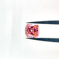 ~3 ct Padparadscha Czochralski Sapphire | Cushion Cut | 8 × 8 mm | Gemdrop® Verified