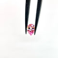 ~0.8ct Padparadscha Czochralski Sapphire | Drop Cut | 5 × 7 mm | Gemdrop® Verified