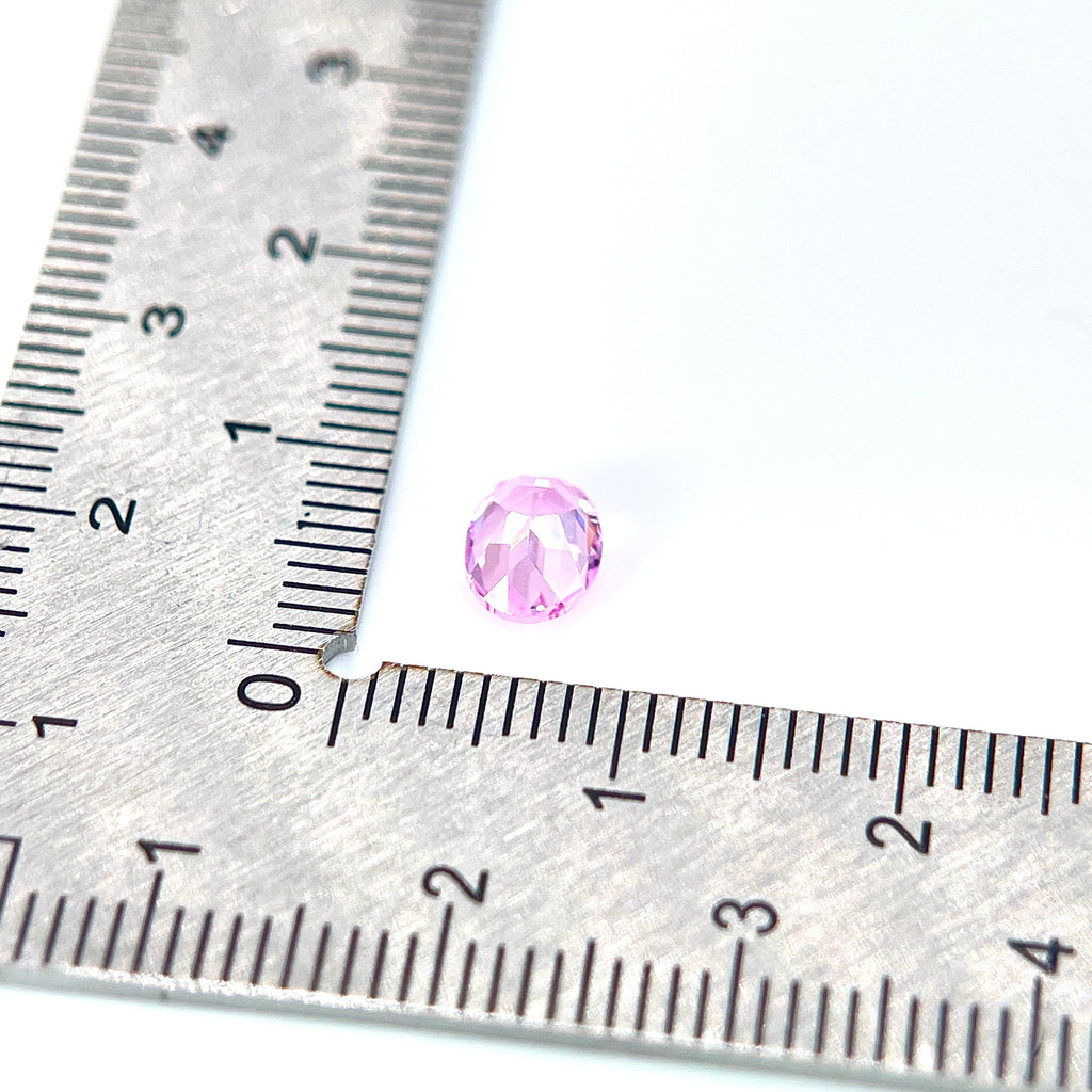 ~1ct Pink Czochralski Sapphire | Oval Cut | 5 × 7 mm | Gemdrop® Verified