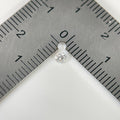 ~0.1ct VVS1 D Space Diamond™ Moissanite | Round Brilliant Cut | 3 mm | Gemdrop® Verified