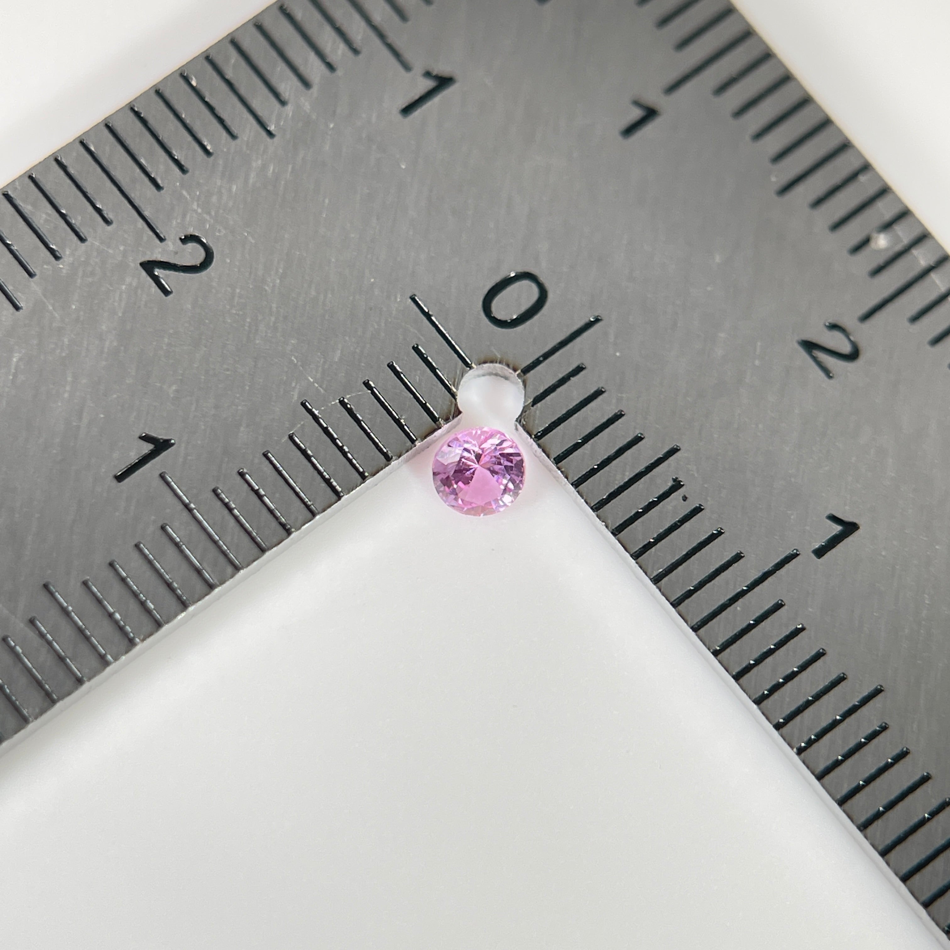~0.1ct Sapphire | Round Brilliant Cut | 3 mm | Pink, Royal Blue & Honey Yellow | Gemdrop® Verified