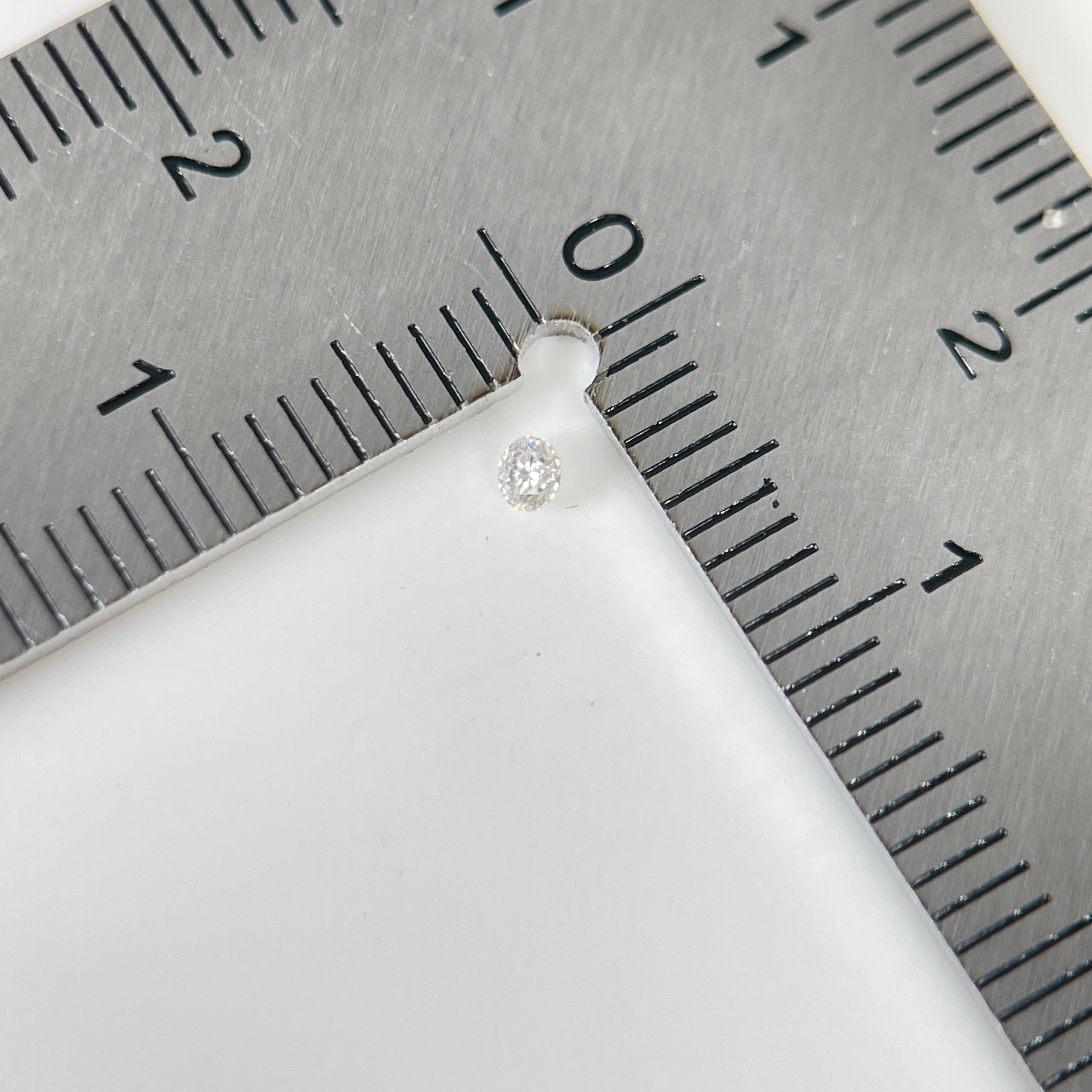 2mm D VVS1 Space Diamond™ Moissanite | Round Brilliant Cut | Gemdrop® Verified