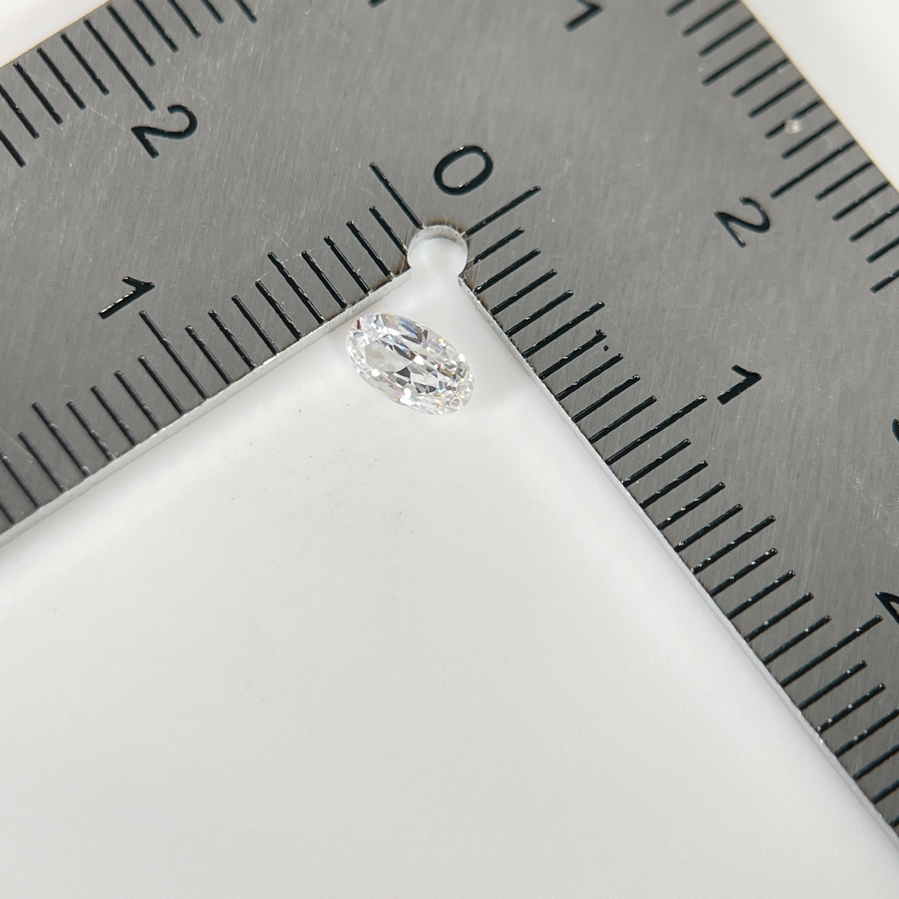 3 × 5 mm D VVS1 Space Diamond™ Moissanite | Marquise Cut | Gemdrop® Verified