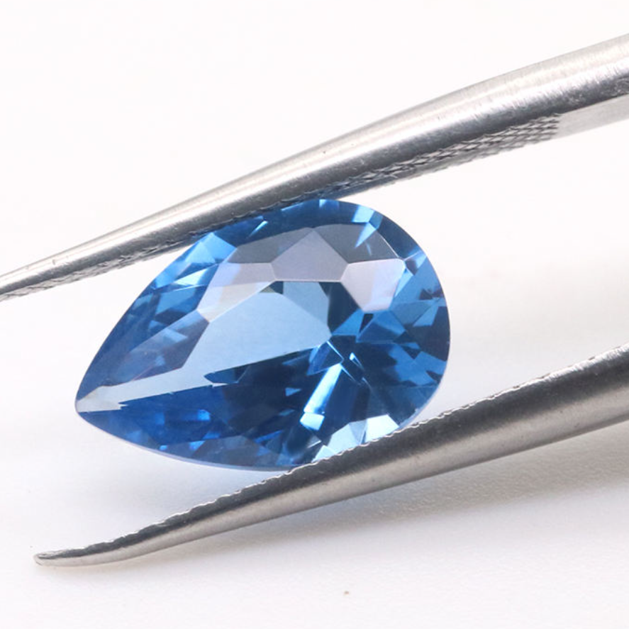 ~1.1ct Luskentyre Blue Spinel | Drop Pear Cut | 6x8 mm | Gemdrop® Verified