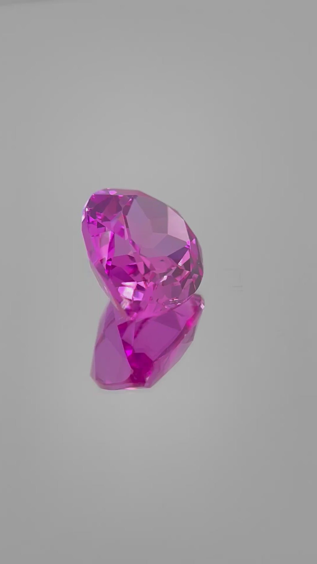 ~8.9ct Hot Pink Sapphire | Drop Pear Cut | 11 × 15 mm | Gemdrop® Verified