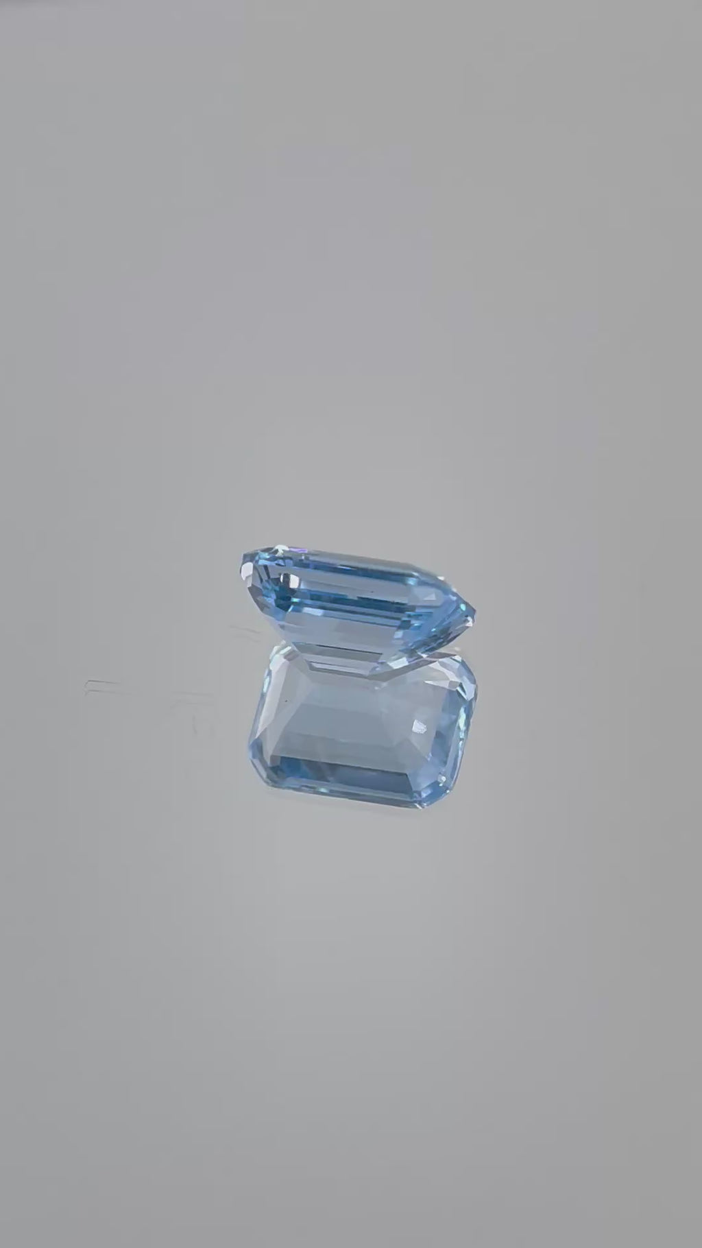 ~1.8ct Emerald Cut Spinel 6x8 mm | Aquamarine | Gemdrop® Verified