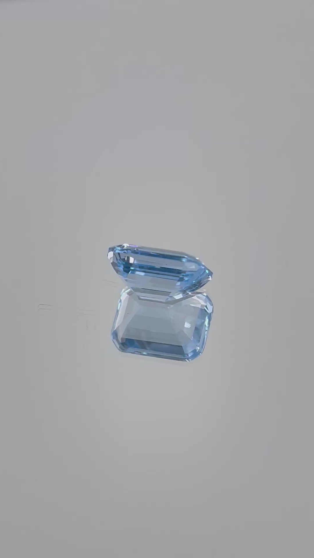 ~1.8ct Emerald Cut Spinel 6x8 mm | Aquamarine | Gemdrop® Verified