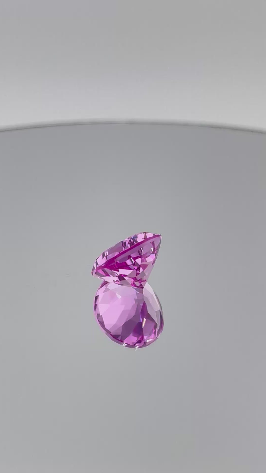 ~9ct Sakura Pink Sapphire | Drop Pear Cut | 12 × 14 mm | Gemdrop® Verified