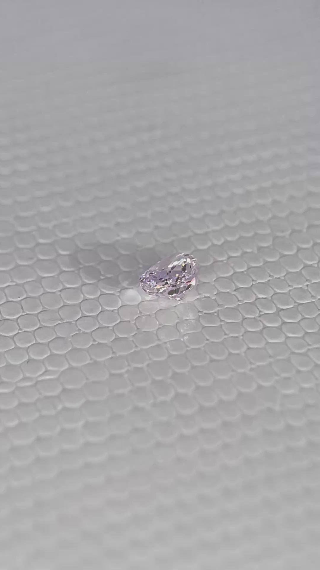 Ice Cut Cubic Zirconia – Seductive Pink Drop Cut 5x8 mm ~1.8ct