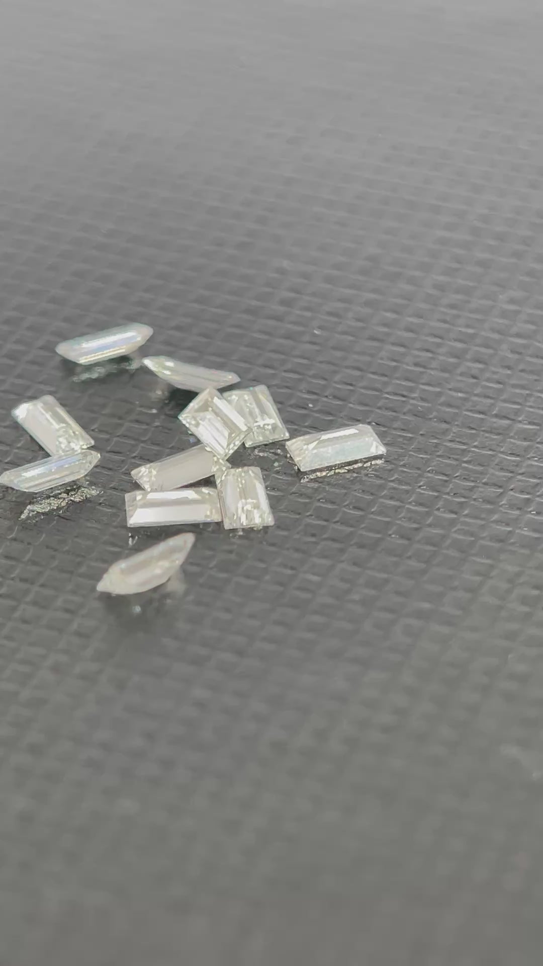 2x4 mm Baguette HPHT Lab-Grown Diamond | ~0.1ct | DEF Colour | VVS Clarity | GemDrop® Verified