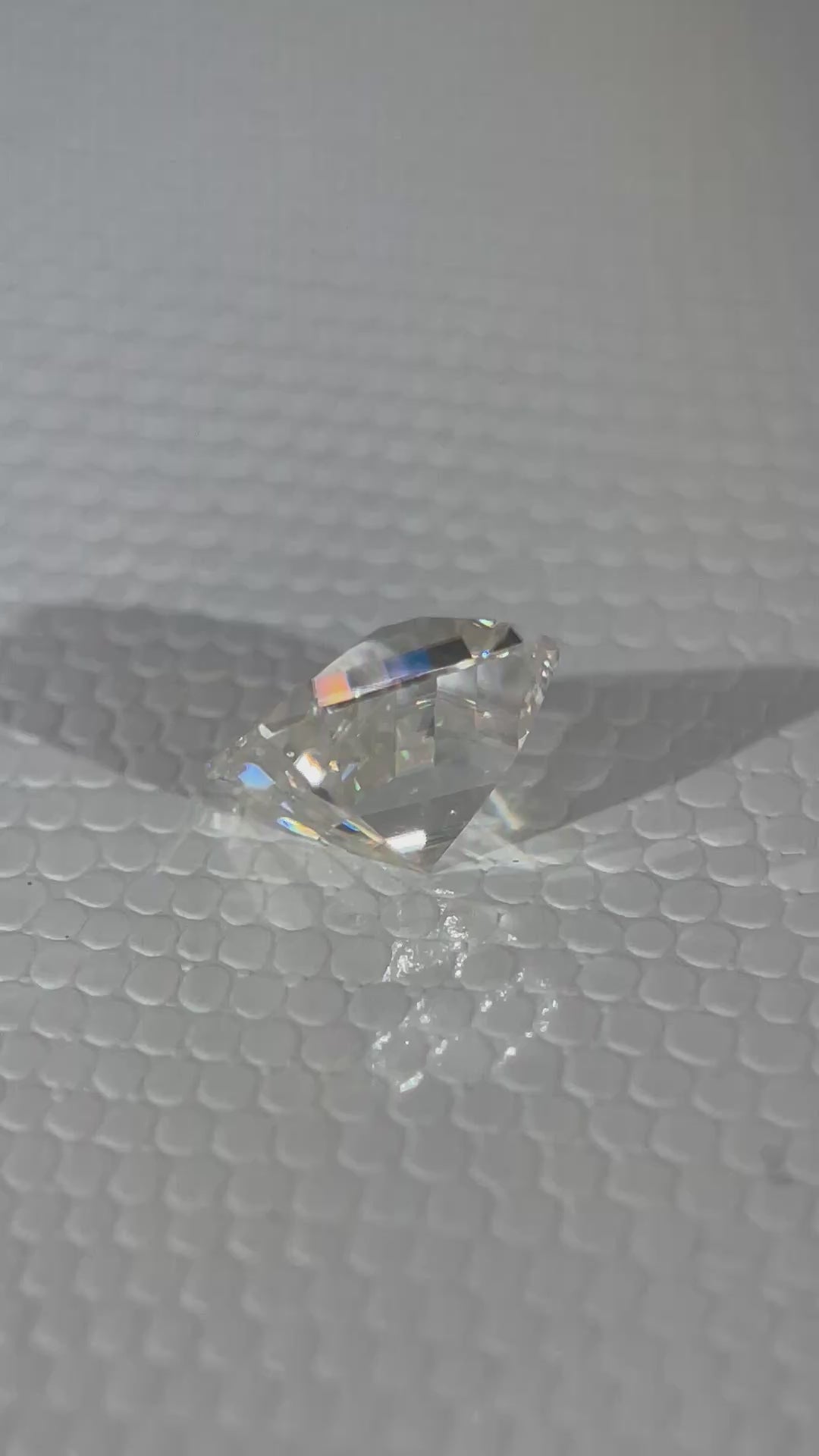 5 Carat PIXEL Cut VVS1 D Moissanite Space Diamond | 10 x 10 mm | A Gemdrop® EEEXCLUSIVE | Gemdrop® Verified