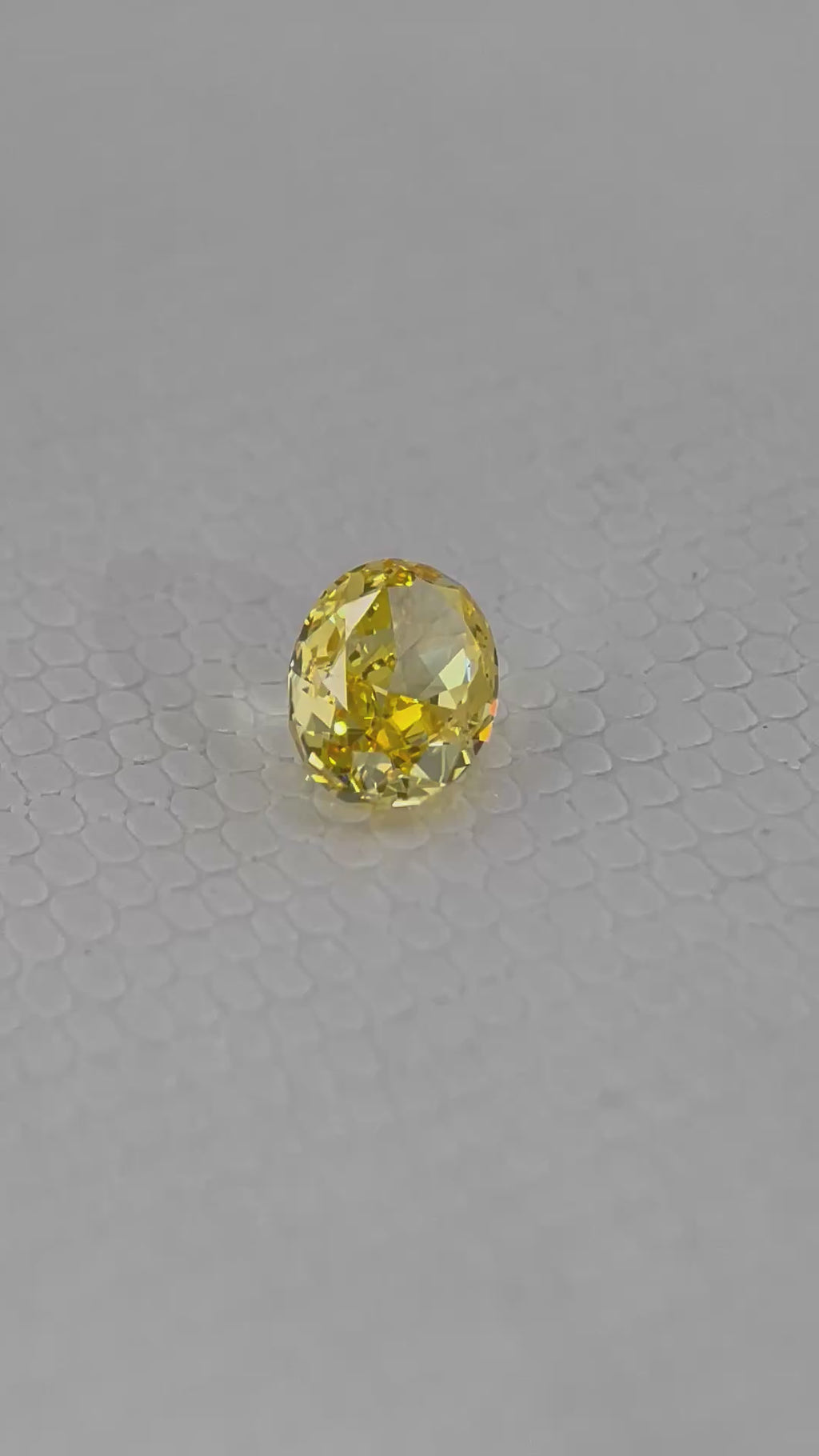 Ice Cut Cubic Zirconia – Honey Yellow Oval Cut 8x10 [6ct] & 7x9 mm [4.2ct]