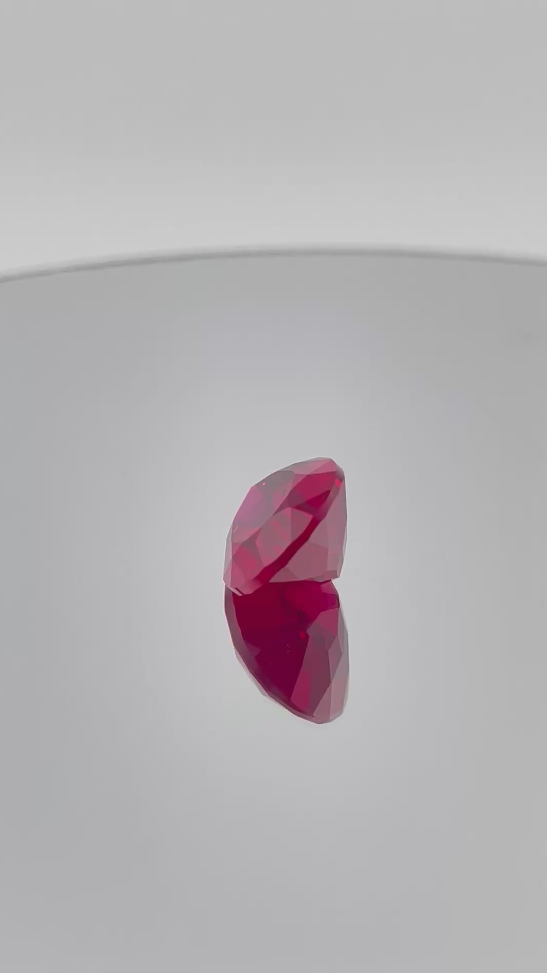 ~12ct Pigeon Blood Red Ruby | Drop Pear Cut | 12 × 18 mm | Gemdrop® Verified